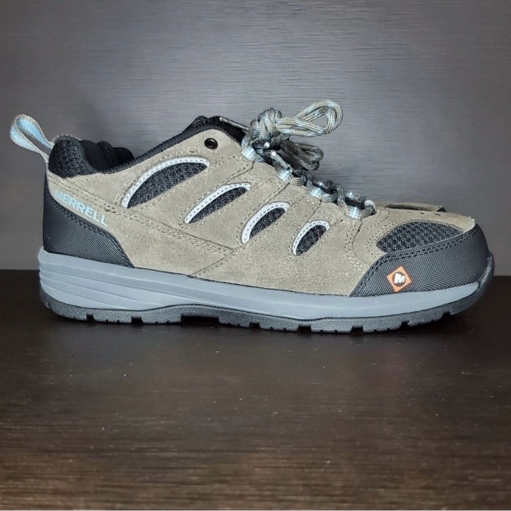 NWOB Merrell Windoc Steel Toe Work Boot Women  Size 7.5 Waterproof Suede Leather